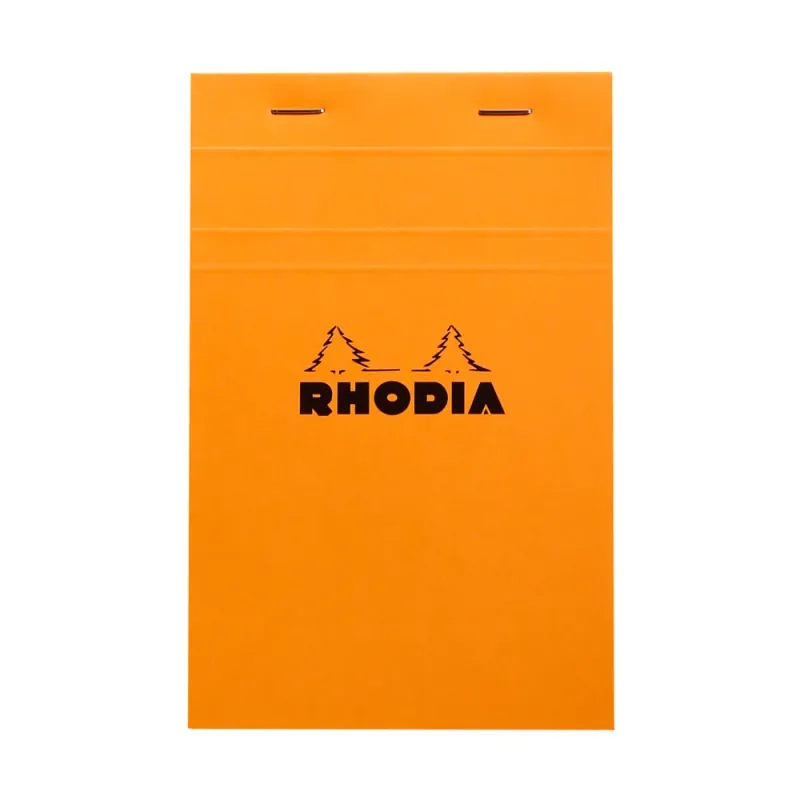 Bloc Notes Rhodia Matematica 80 File 11x17cm Capsat Portocaliu