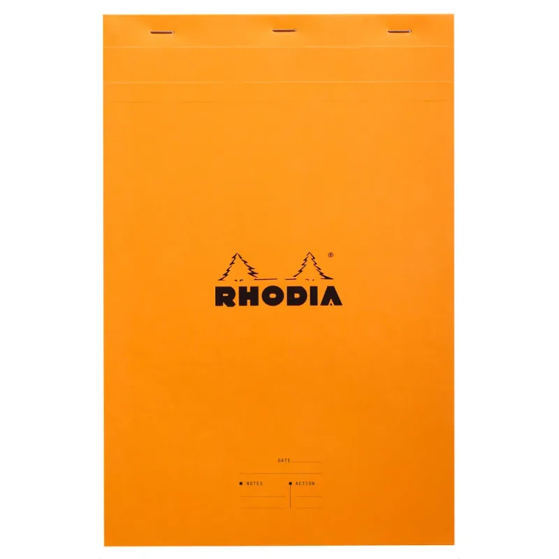 Bloc Notes Rhodia Meetingpad A4 80 File Capsat Dictando Portocaliu