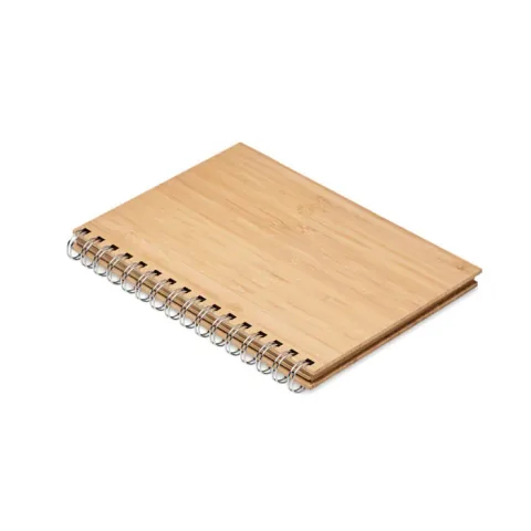 Blocnotes Midocean A5 140 Pagini cu Spira Dictando Bambus Hartie Kraft