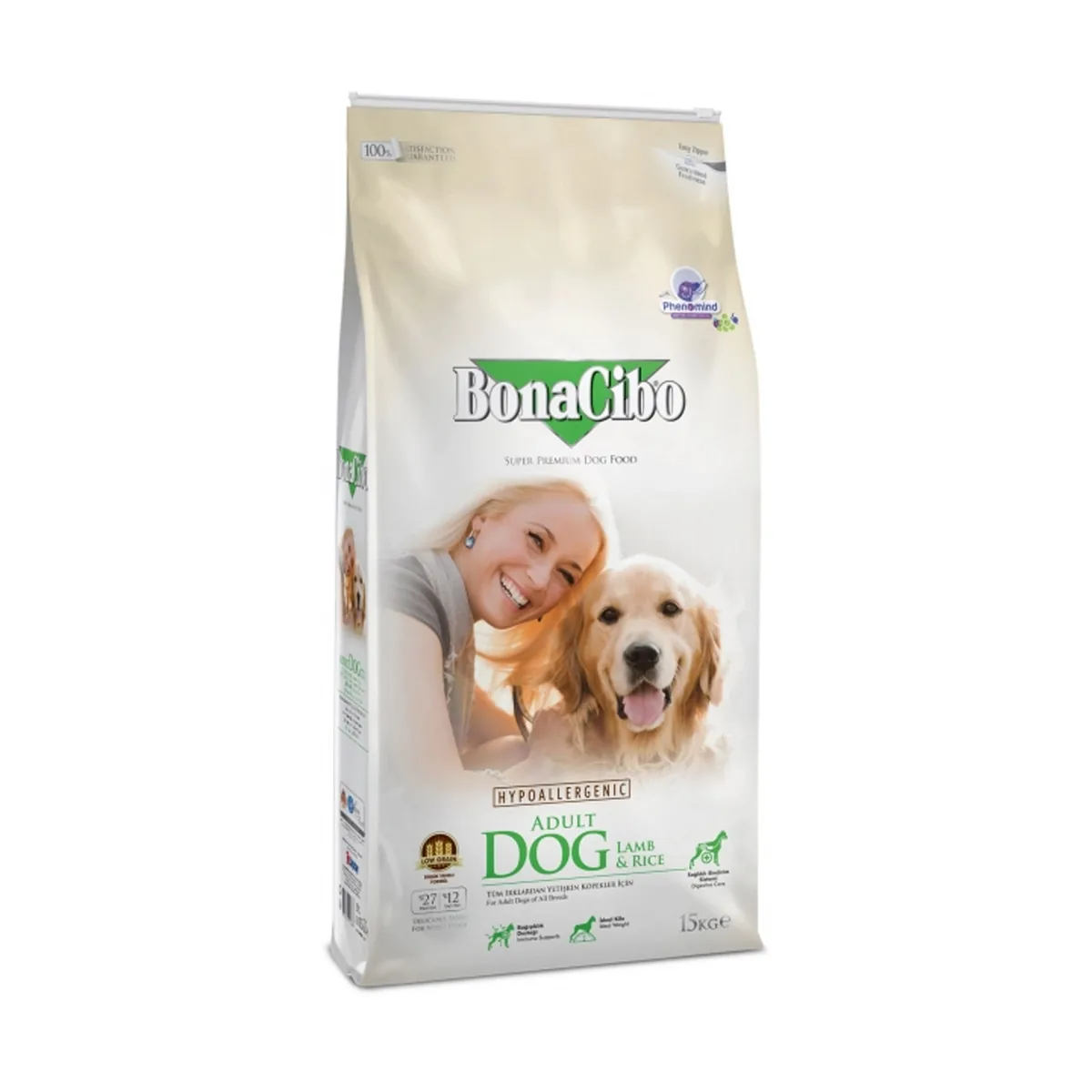 BonaCibo Adult LambRice 15kg 85314240