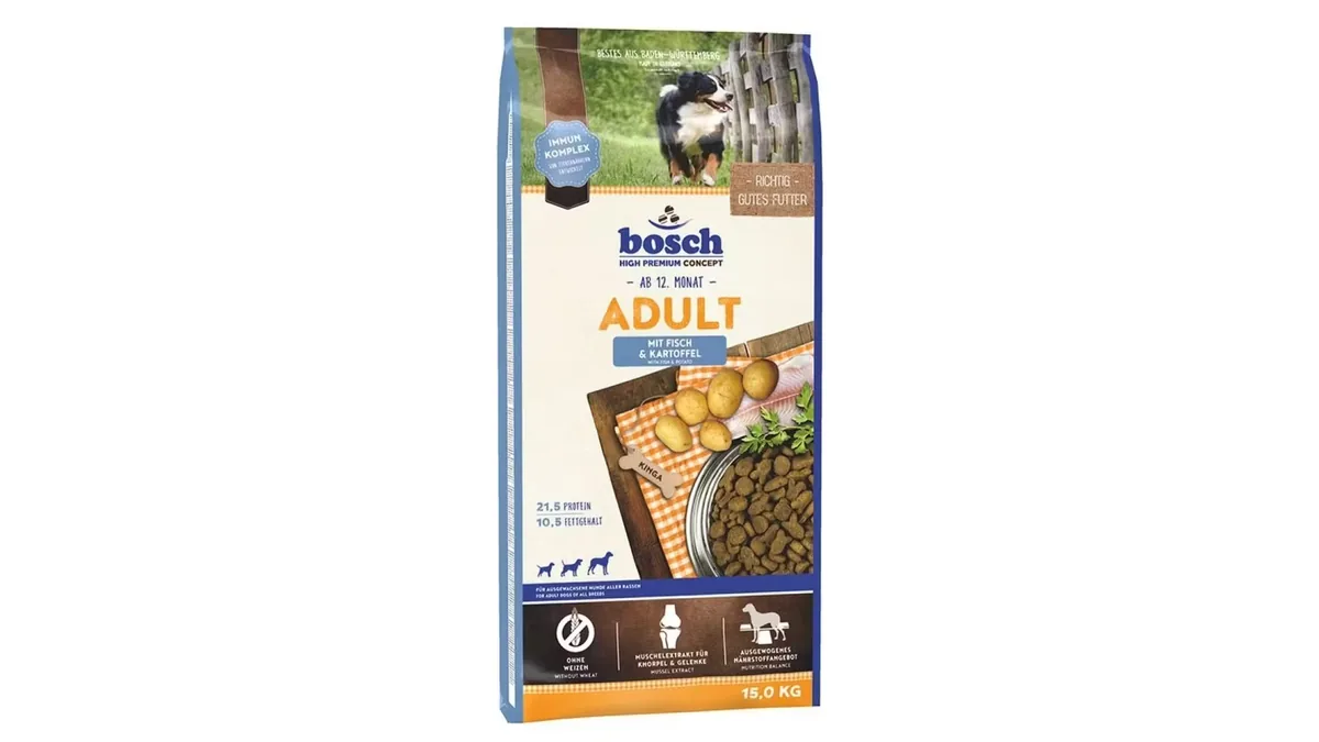 Hrana Uscata pentru Caini Bosch Adult cu Peste si Cartofi 3kg