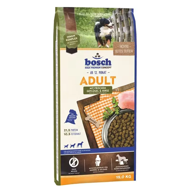 Hrana Uscata Caini Bosch HP Adult Pasare si Mei 15kg