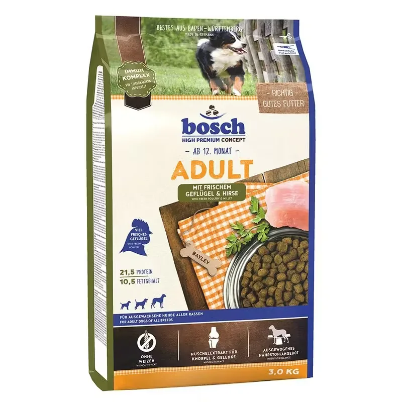 Hrana Uscata pentru Caini Bosch HP Adult Pasare si Mei 3kg