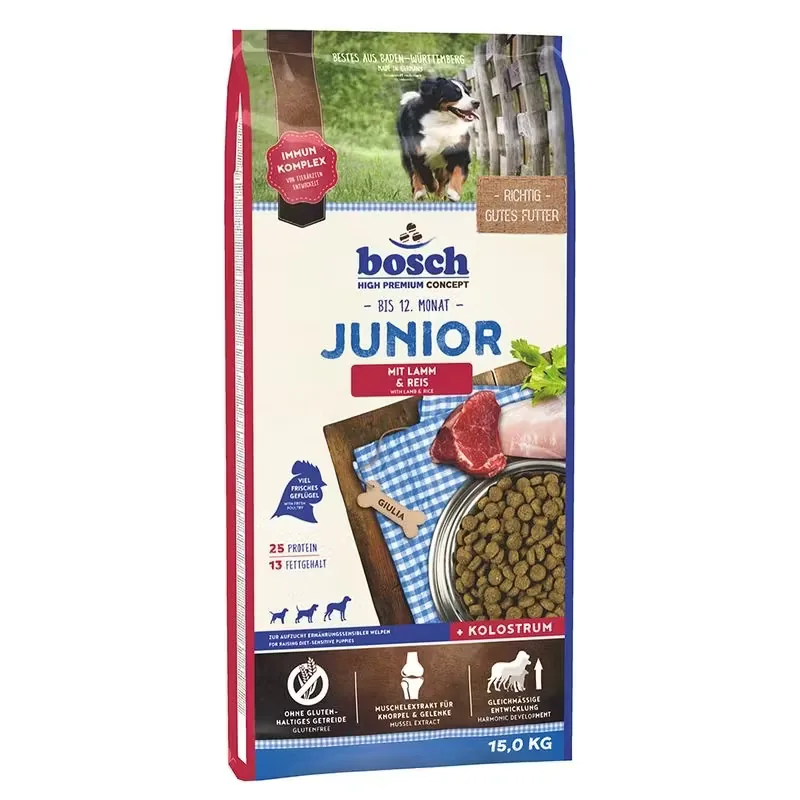 Hrana Uscata pentru Caini Bosch HP Junior Lamb & Rice 15kg