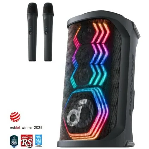 Anker SoundCore Rave 3S 200W Karaoke AI IPX4 12 Ore Negru