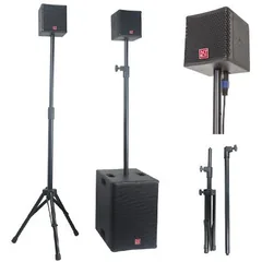 Kit Boxe BST Subwoofer 10inch Sateliti 4inch 400W RMS Negru