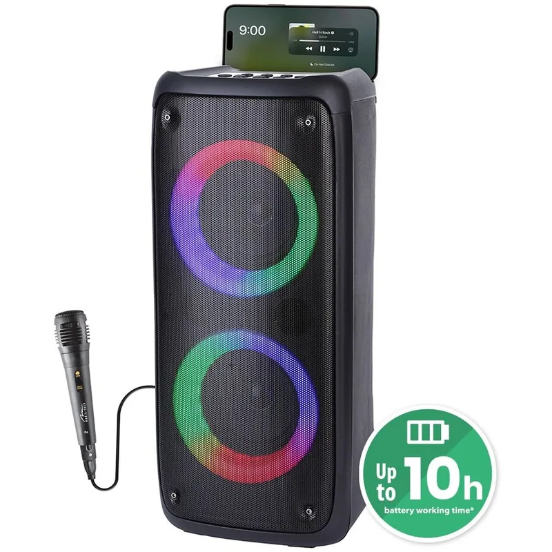 Media-Tech Funbox MT3181 LED Microfon Negru