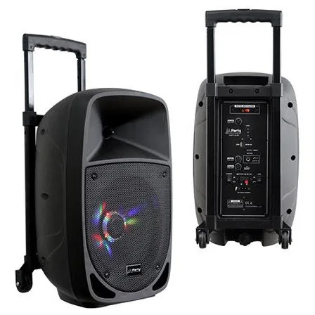 Boxa Portabila Party LED 70W RMS USB SD BT FM 8/20cm