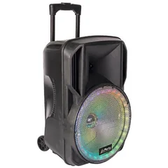 Boxă Portabilă Iluminată LED Party 15/38cm 50W RMS USB/SD/BT/FM