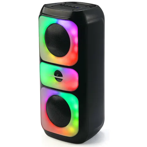 Tracer Powervox P2 Microfon Cu Fir Radio FM Slot MicroSD Lumini LED Negru