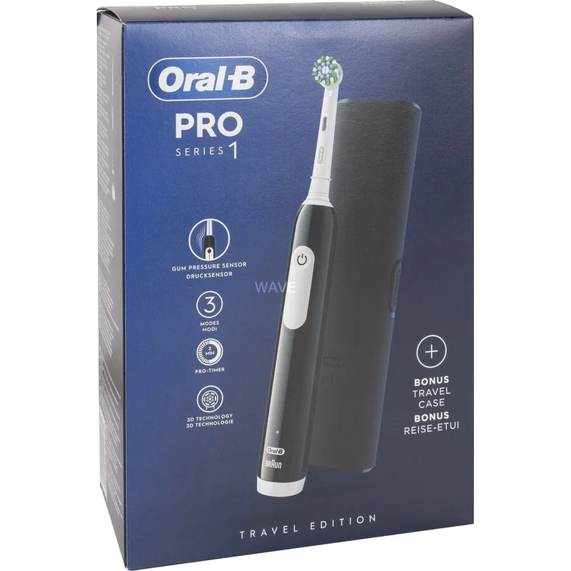Oral-B Pro 1 Cross Action Travel Case Negru
