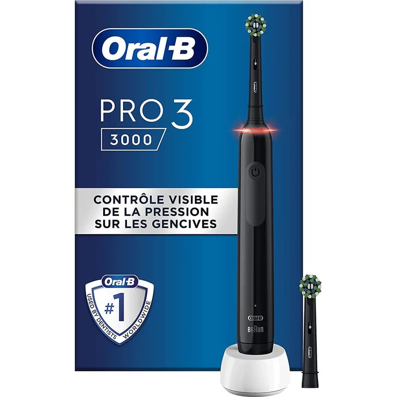 Braun Oral-B Pro 3 3000 CrossAction Negru