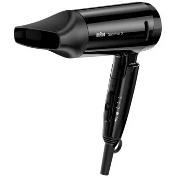 Braun HD350 Satin Hair 3 Style&Go Negru