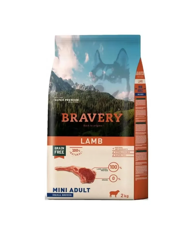 Hrana Uscata Caini Bravery Dog Mini Adult Miel 2kg
