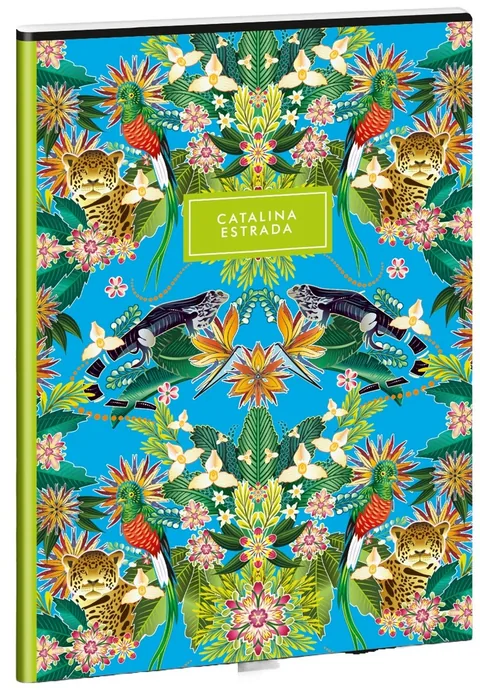 Caiet Ars Una Catalina Estrada Iguana Jungle A4 40 Foi cu 2 Margini Linii Largi