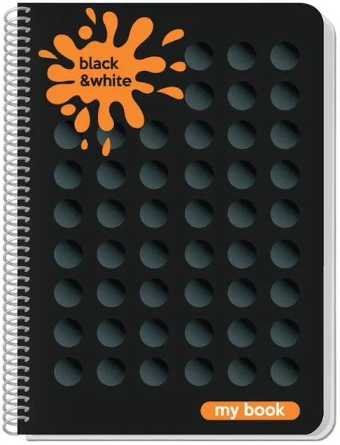 Caiet Black&White My Book A5 80 Foi cu Spira