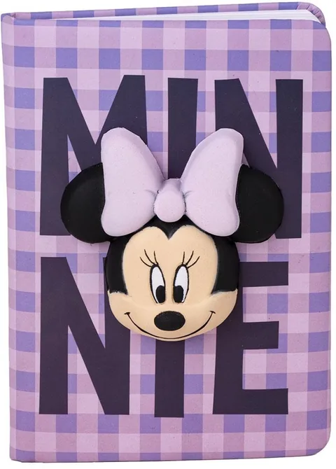 Caiet Cerda Minnie 18x13cm cu Figurină Moale