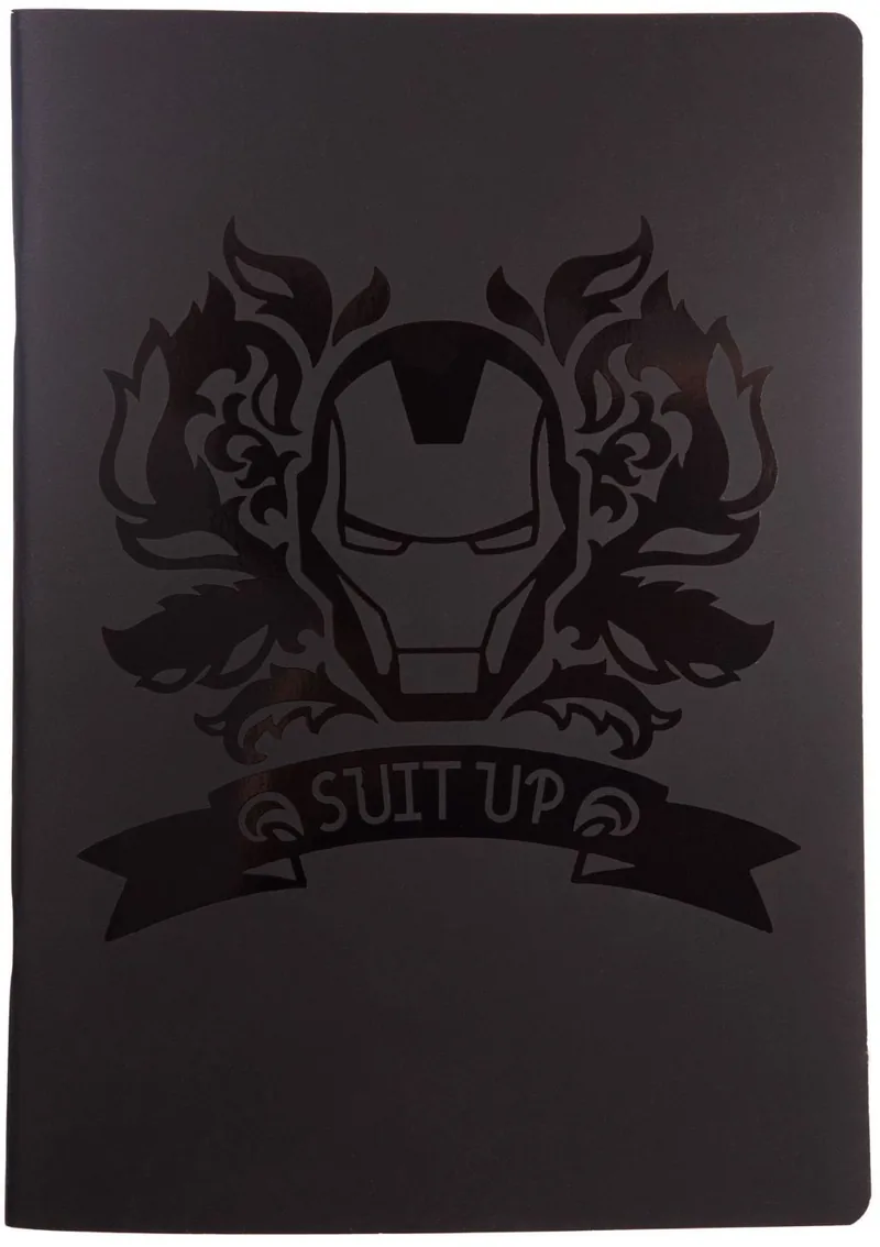 Caiet Cool Pack Black Disney 100 Iron Man A4 Randuri Largi 60 Foi