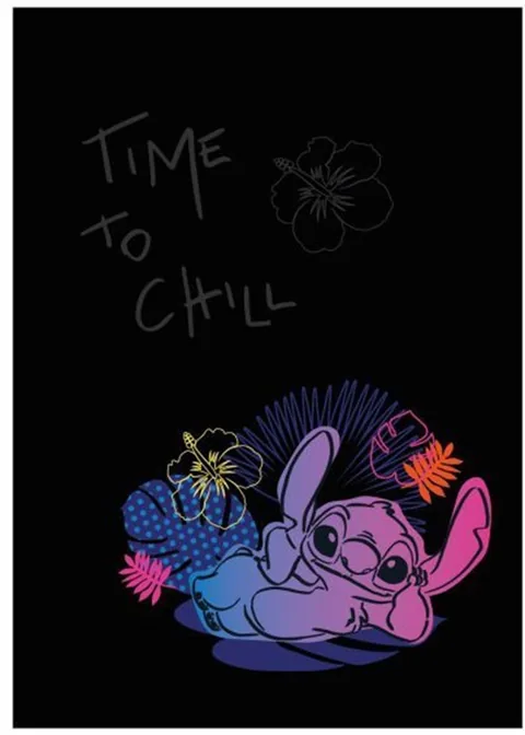 Caiet Cool Pack Disney Stitch Black A4 60 Foi Randuri Largi