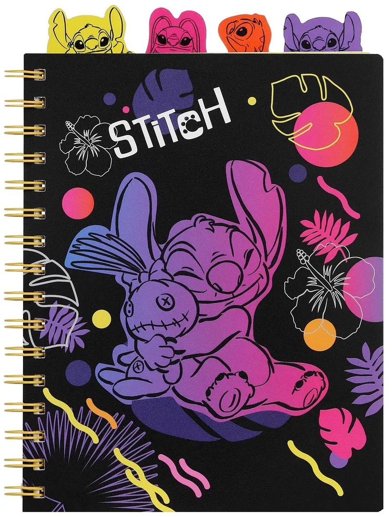 Caiet Cool Pack Disney Stitch Hug A5 100 Foi cu Spirala Patrate