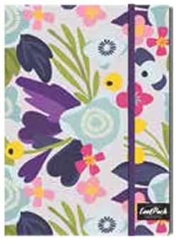 Caiet Cool Pack Flower Me A5 Linii Largi 60 Foi Coperta Tare Cu Elastic