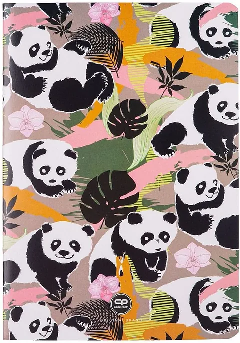 Caiet Cool Pack Panda Gang A5 32 Coli Pătrățele Mici