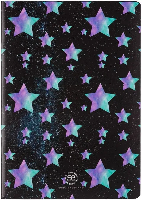 Caiet Cool Pack Star Night A5 32 Coli Randuri Inguste Colorate