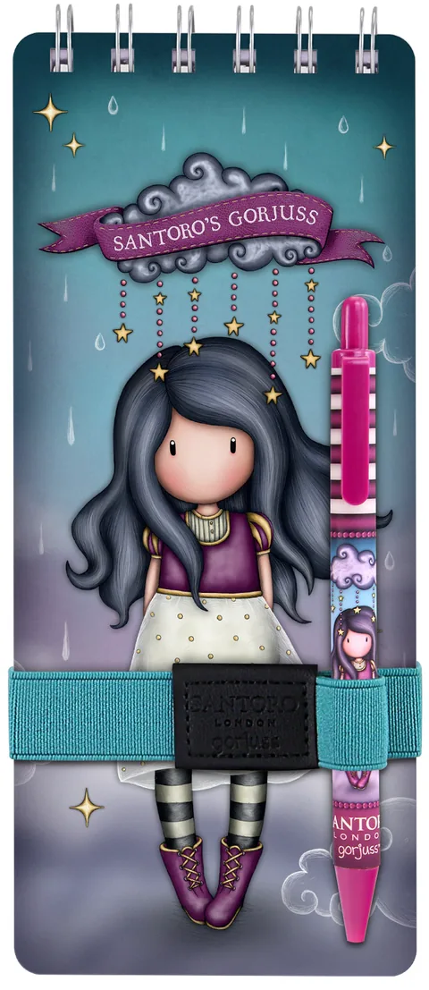 Caiet cu Pix Santoro Gorjuss Whatever the Weather Little Storm Cloud 75 Pagini