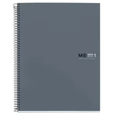 Caiet cu Spira Miquelrius Original A4 80 File Dictando Antibacterian Grafit