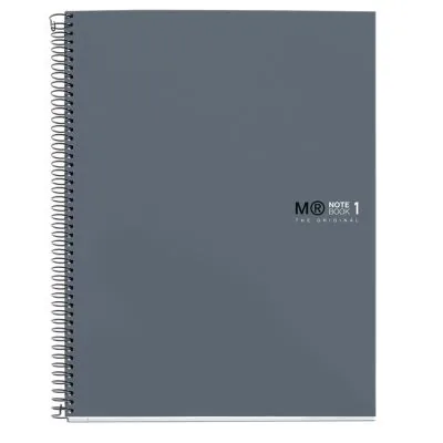 Caiet cu Spira Miquelrius Original A4 80 File Dictando Antibacterian Grafit