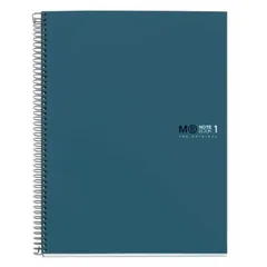 Caiet cu Spira Miquelrius Original A5 80 File Matematica Antiviral Bleumarin