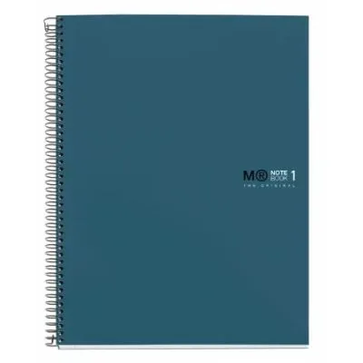 Caiet cu Spira Miquelrius Original A5 80 File Matematica Antiviral Bleumarin