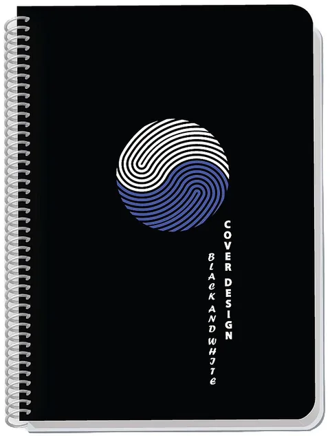 Caiet cu Spirala Black&White Exclusive Dots A5 80 Coli Rânduri Largi Sortiment