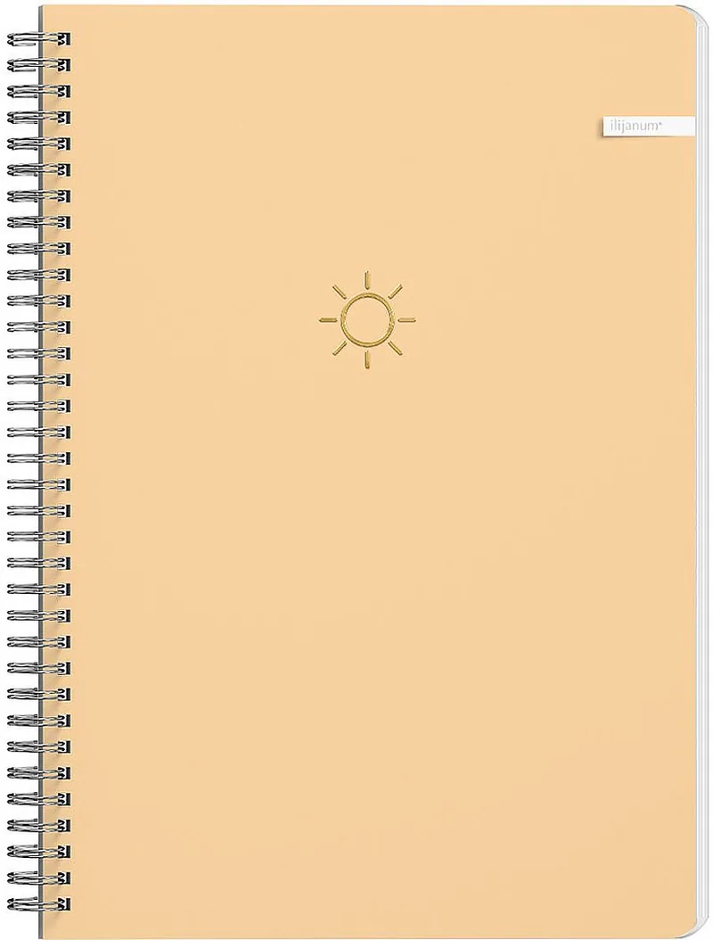 Caiet cu Spirala Ilijanum Soft Touch A5 80 File Randuri Late Sortiment