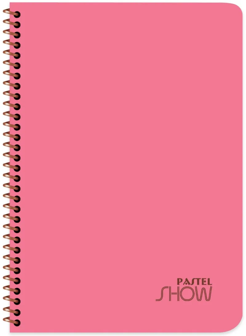 Caiet cu Spirală Keskin Color Pastel Show A4 72 File Rânduri Late Sortiment