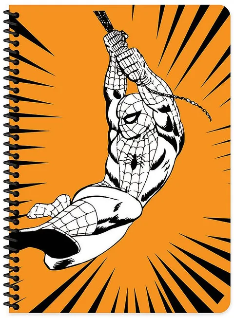 Caiet cu Spirale Keskin Color Marvel A4 80 Foi Randuri Largi Fara Camp