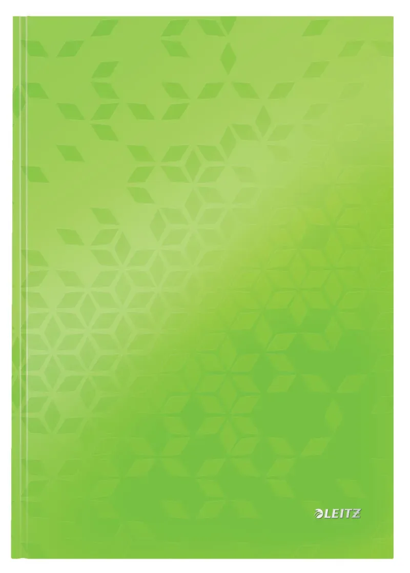 Caiet de Birou Leitz WOW A4 Coperta Dura 80 Coli Matematica Lime