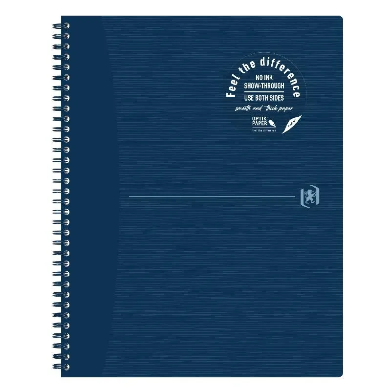 Caiet de Birou Oxford Origins A4+ 70 File Spira Matematica Albastru