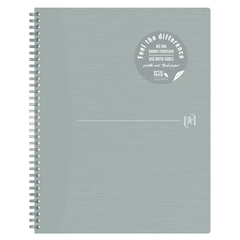 Caiet de Matematica Oxford Origins A4+ 70 File cu Spira Gri