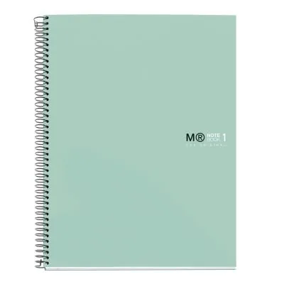 Caiet de Matematica RTC Miquelrius Original A4 80 File cu Spira Antiviral Aqua