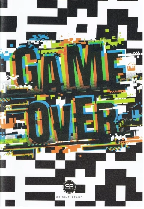 Caiet de Notițe Cool Pack Game Over A5 60 Coli Linii Largi