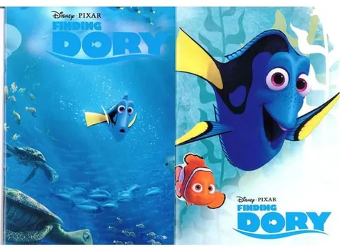 Caiet de Notite Disney The Search for Dory A5 20 Foi Linii Largi Asortiment