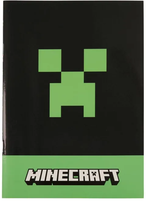 Caiet de Notițe Graffiti Minecraft Creeper A5 48 File Linii Largi