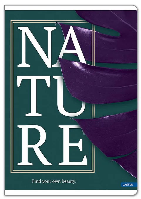 Caiet de Notite Lastva Nature A5 52 Coli Linii Largi Asortiment