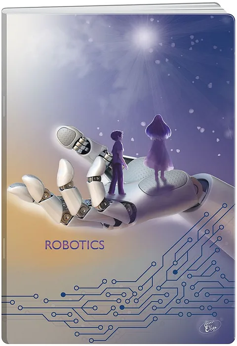 Caiet Elisa Robots A5 62 Coli Rânduri Late Sortiment