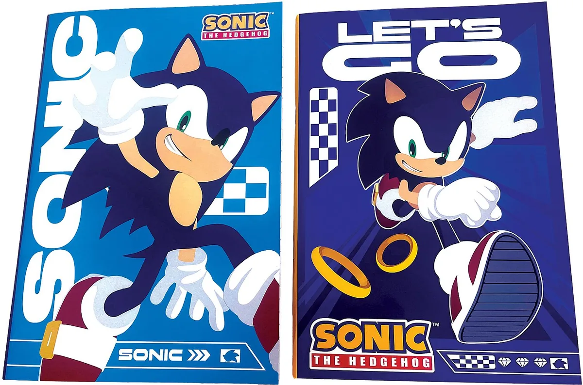 Caiet GIM Sonic Lets Go B5 40 File Asortiment