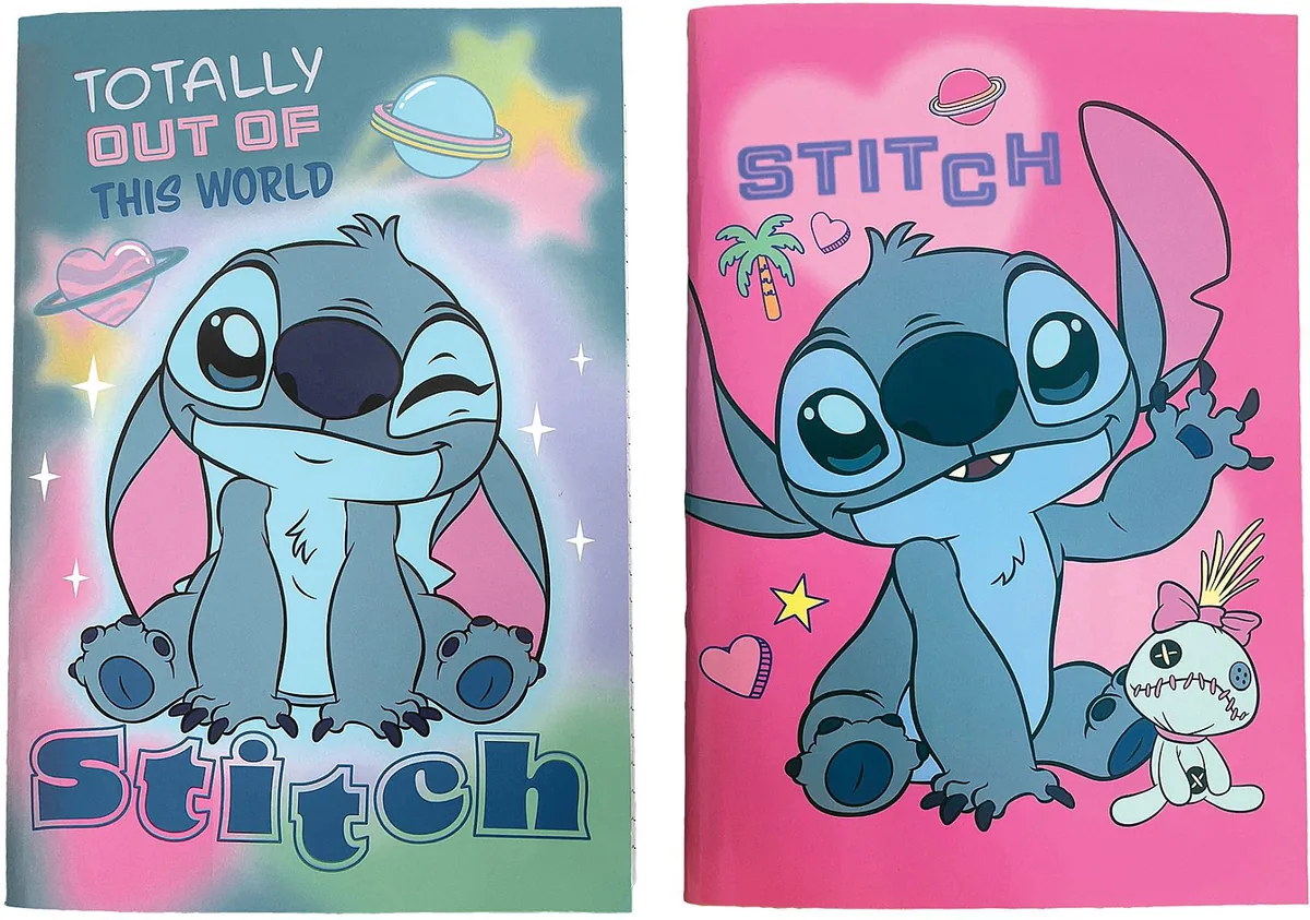 Caiet GIM Stitch B5 40 File Asortat