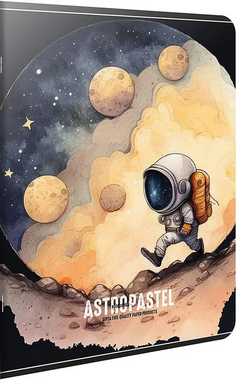 Caiet Gipta Astropastel A4 60 Foi Rânduri Largi Sortiment