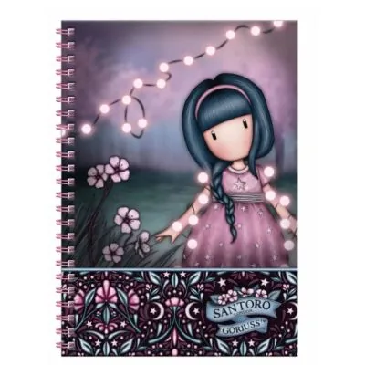 Caiet Gorjuss Fairy Dusk A5 cu Set de Papetarie