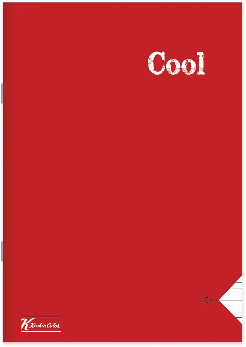 Caiet Keskin Color Cool A4 60 Coli Rânduri Largi Sortiment